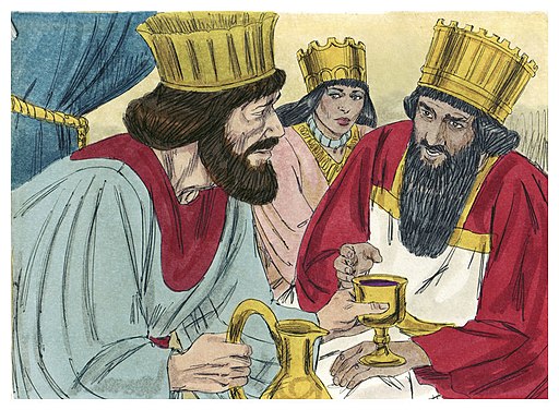 Book of Nehemiah Chapter 2-1 Bible Illustrations by Sweet Media