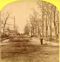After the ICOC Fire Michigan Ave Pine St 1871